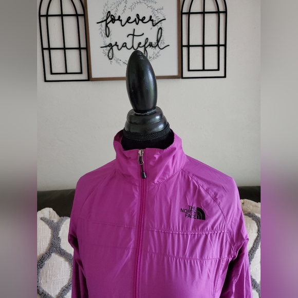 The North Face Lavender Purple Full Zip Jacket Size S Classic Outdoor Hiking - Picture 3 of 10